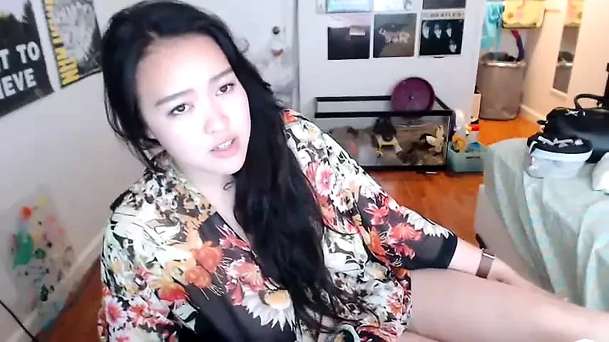 Solo Horny Brunette in Webcam Show