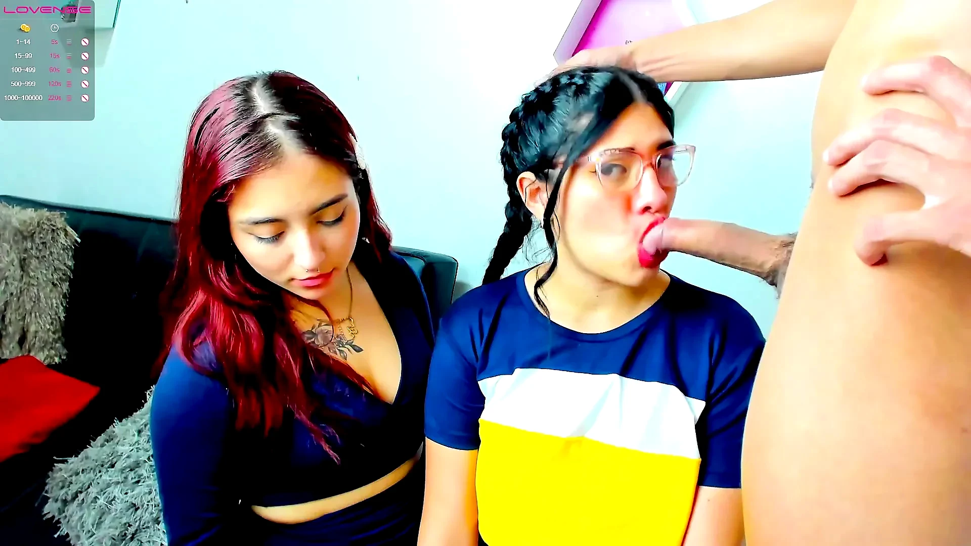 Latina Senses Pleasure in Ass Licking and Throatfucking